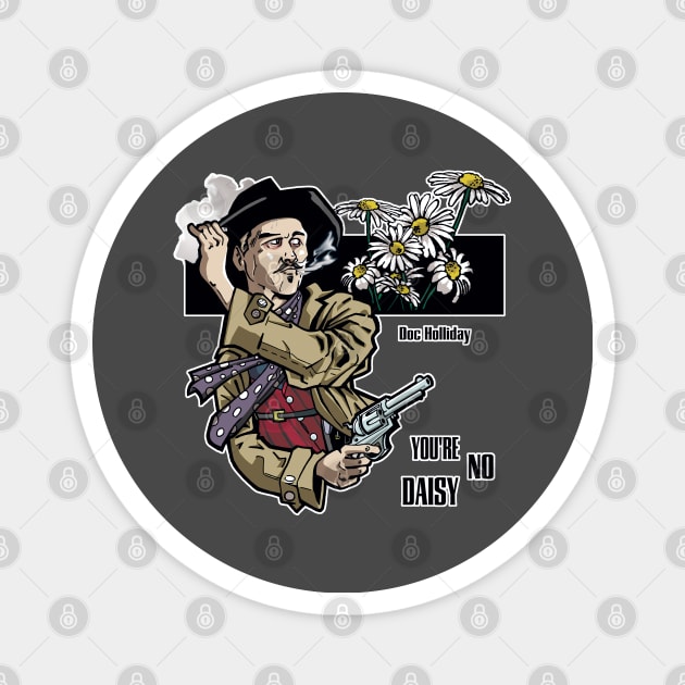 Doc Holliday Magnet by ActionNate